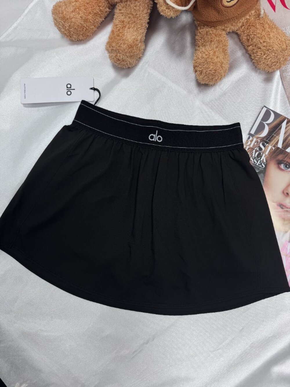 ALO Match Point Tennis Skirt Black 😍🔥Versatile Athleisure Essential NWT